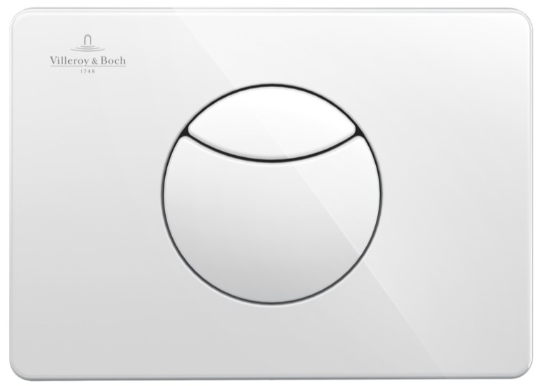 Villeroy & Boch ViConnect bedieningsplaat 100S wit glans