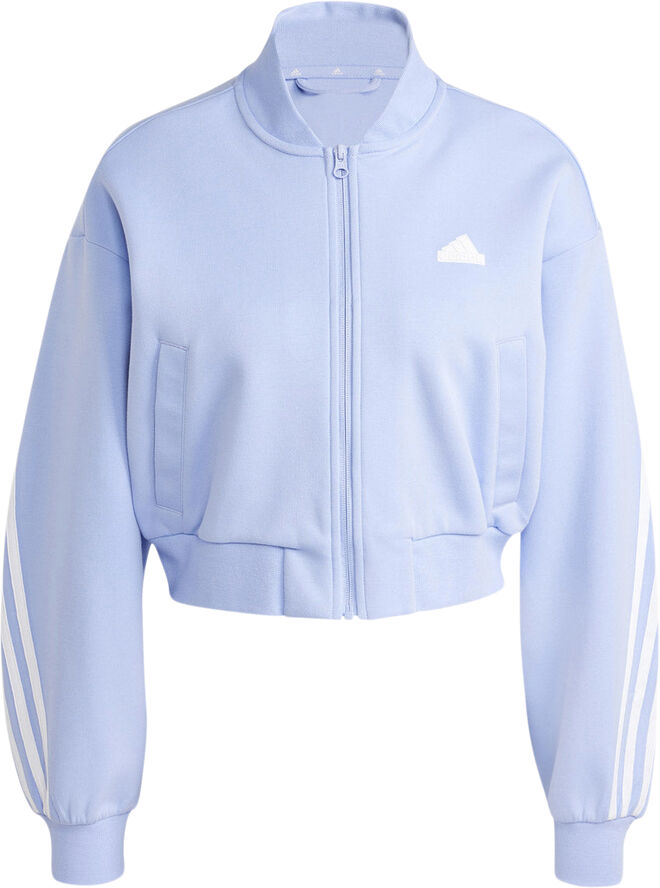 adidas FI 3S Bomber Crop Sweatshirt Lilla