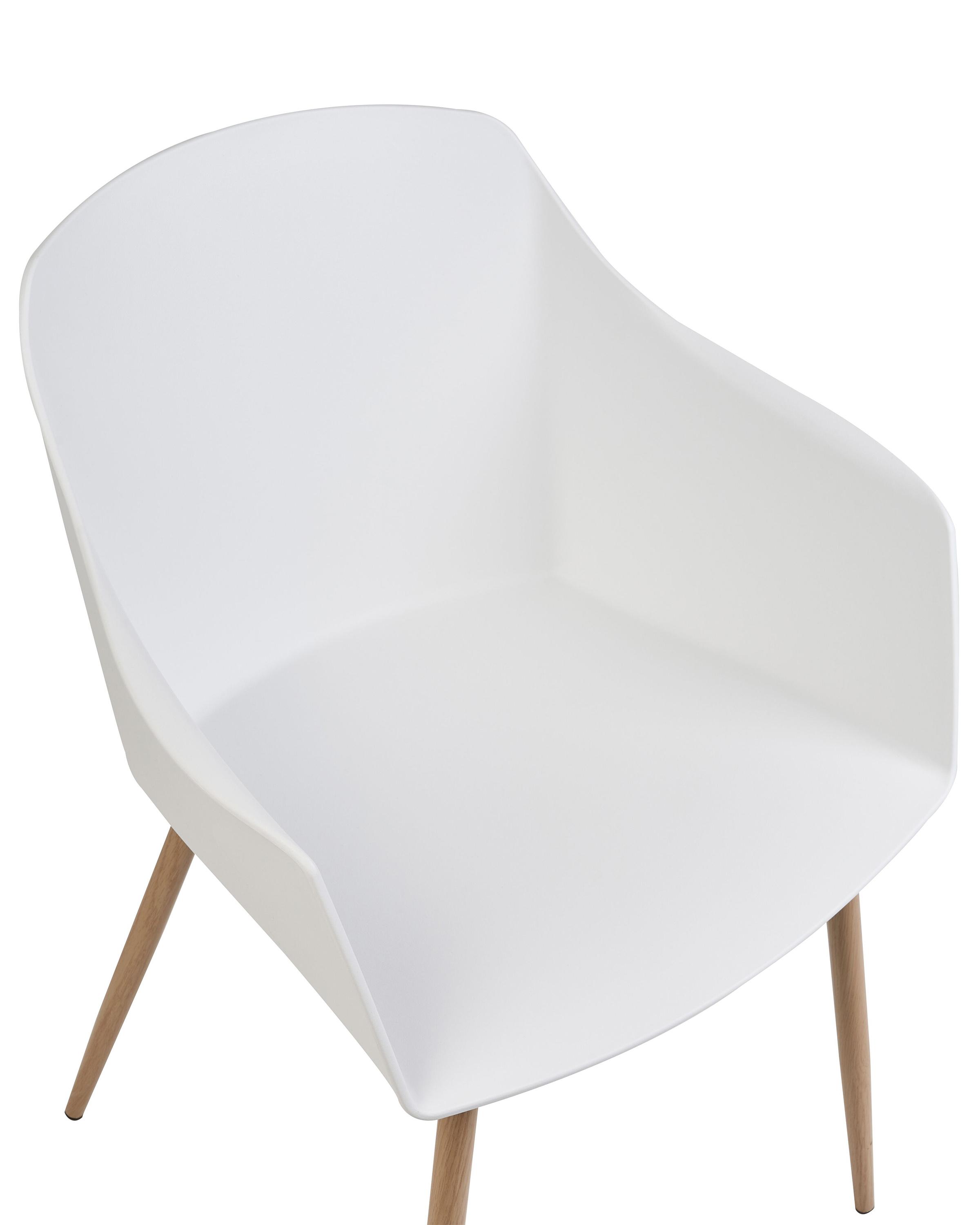 Set van 2 eetkamerstoelen FONDA II Wit