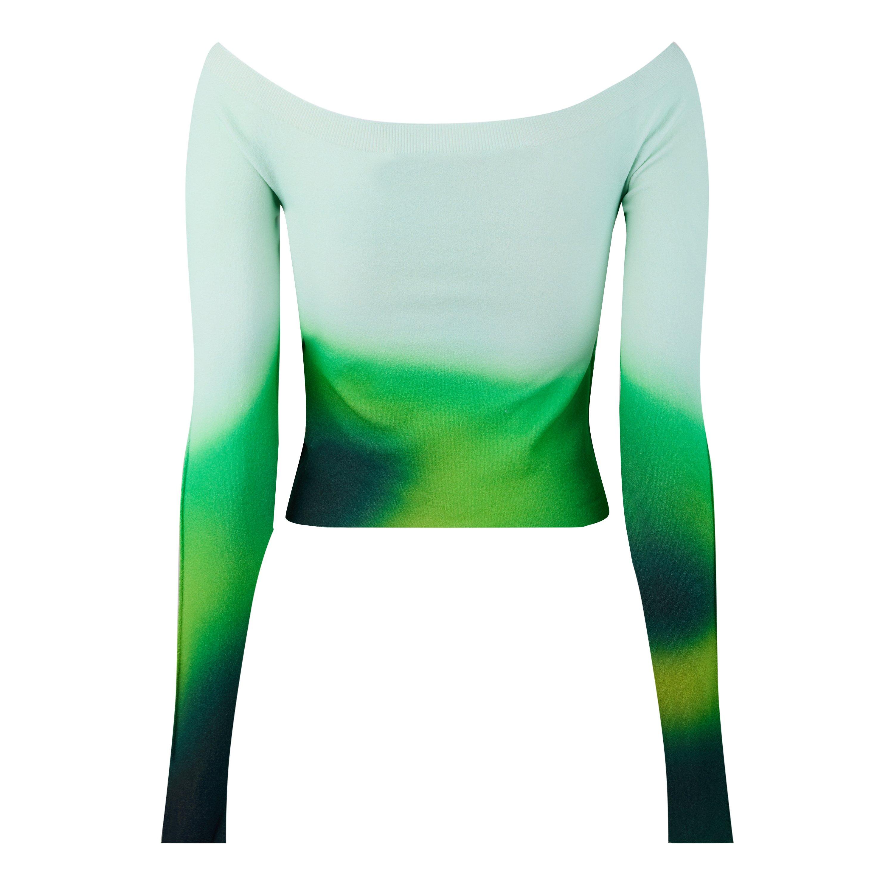 Off White Blurred Top