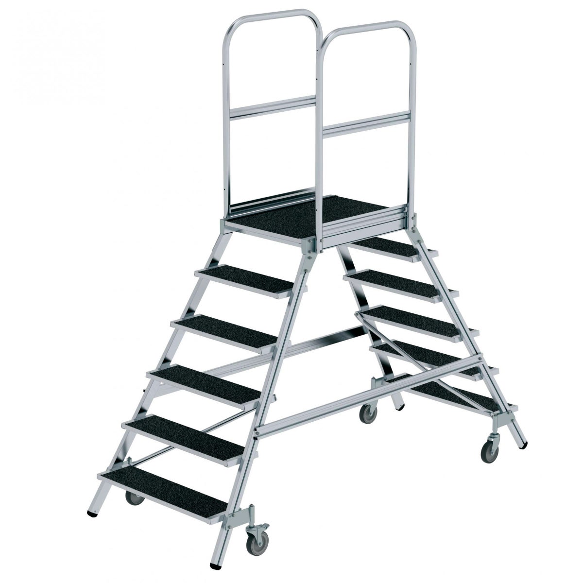 MUNK Mobiele Platformladder R13 Corundum 2x6 Treden