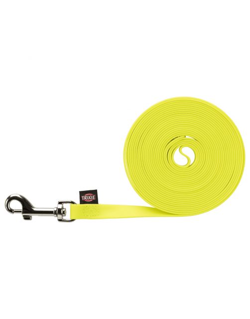 Trixie Easy Life Sleeplijn 13mm Neon&Geel - Hondenriem