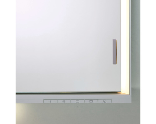 KEUCO Royal Lumos spiegelkast, 65 x 16,5 x 73,5 cm, zilver, 1-deurs, LED, IP24, inbouw, 722