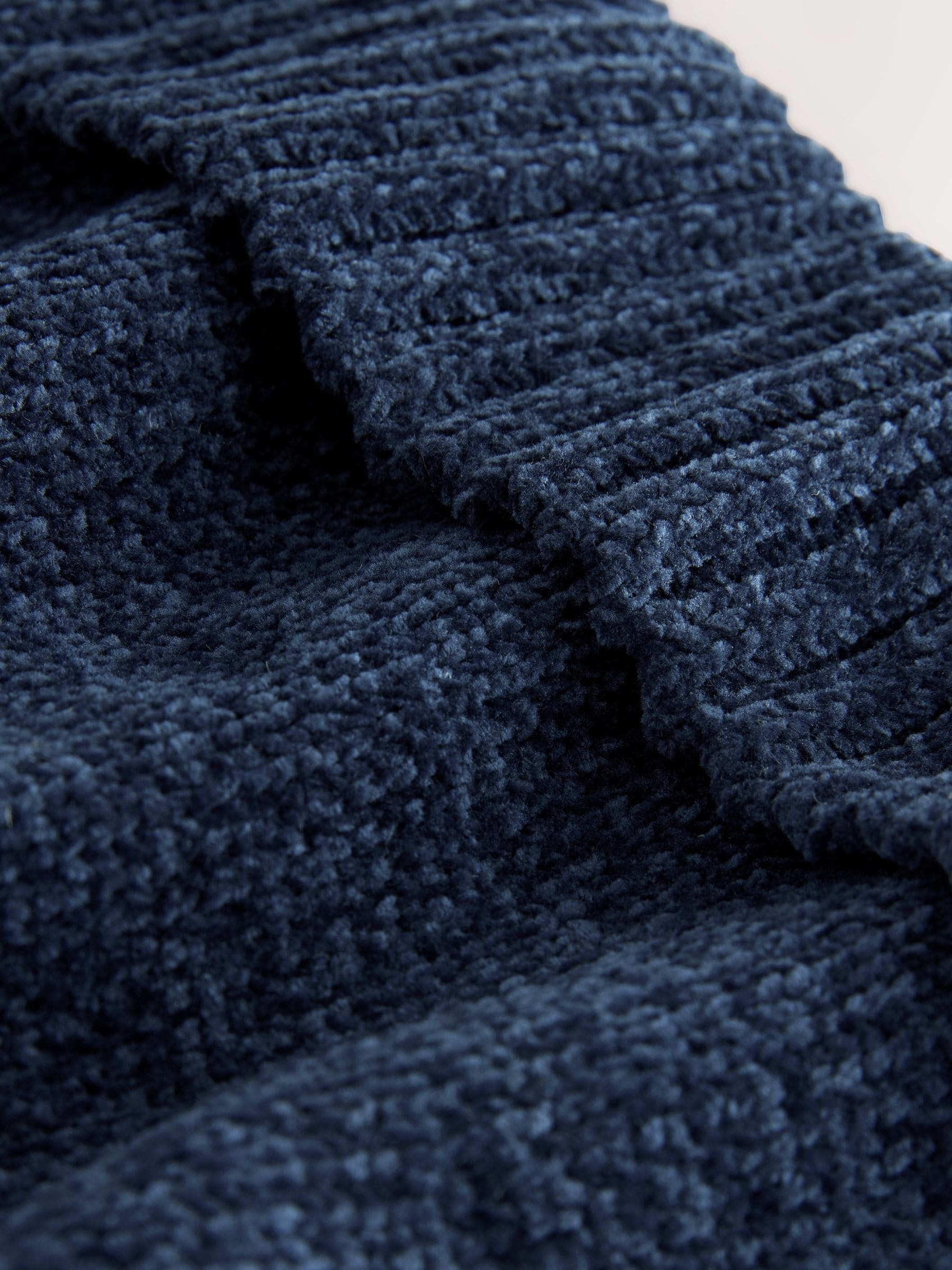 Donkerblauw - Chenille Beanie Hat