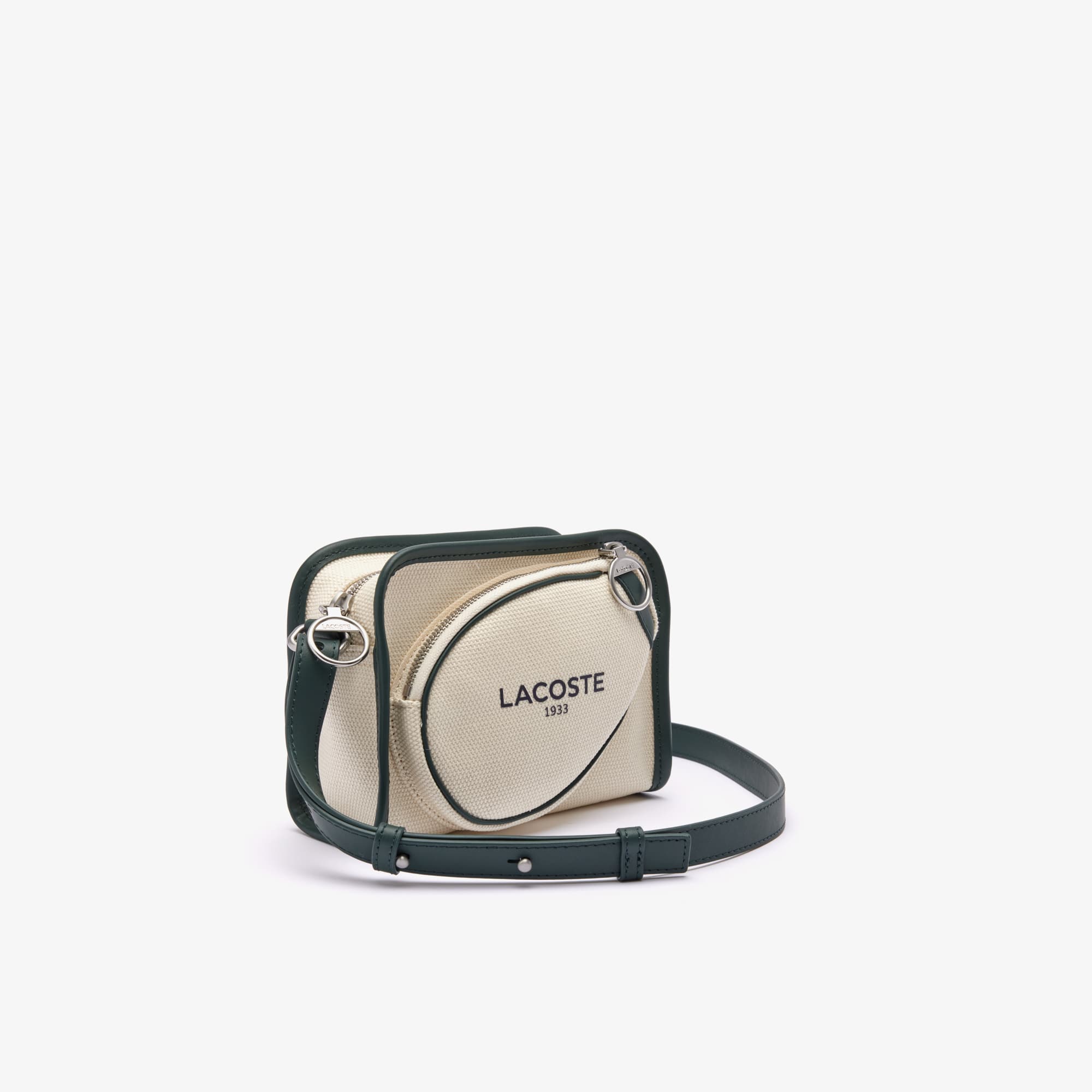 Sac bandoulière inspiration tennis en textile Sacoches & Pochettes - Blanc - Lacoste - Unisex