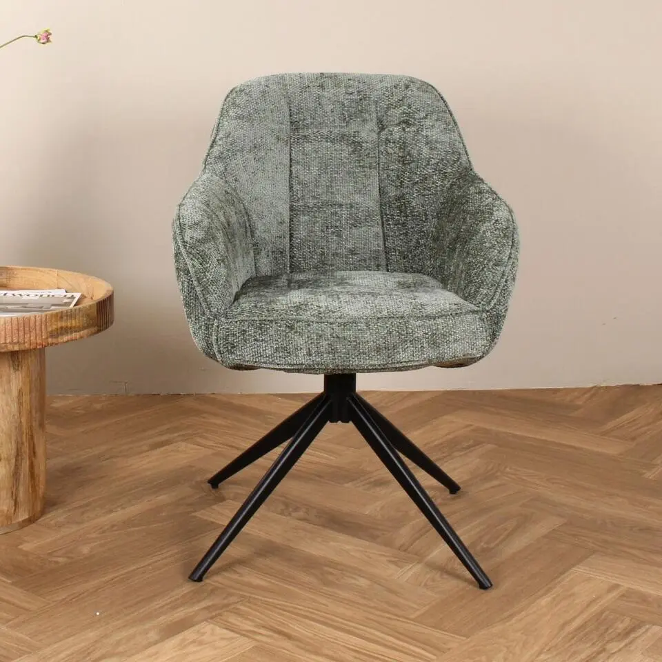 DS4U - Joy draaibare eetkamerstoel - groen