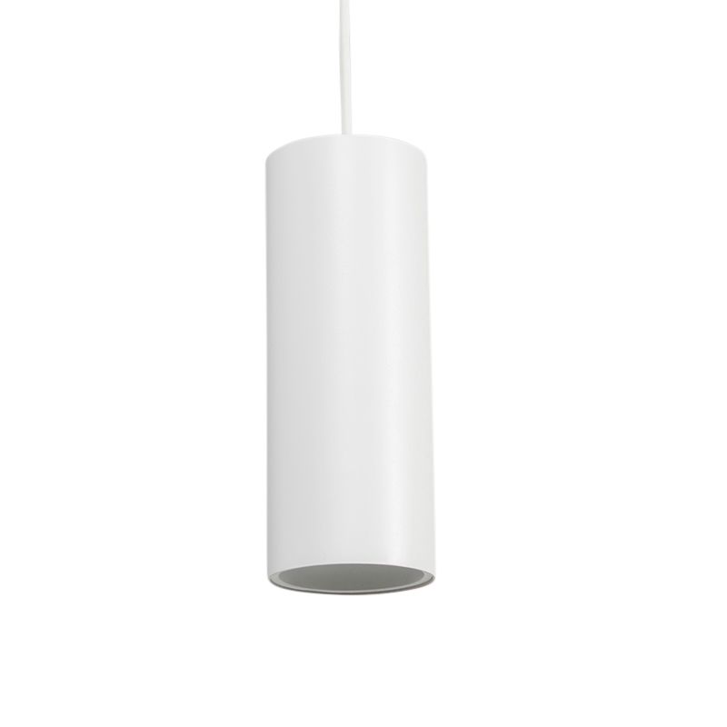 Design hanglamp wit rond GU10 50mm - Tubo