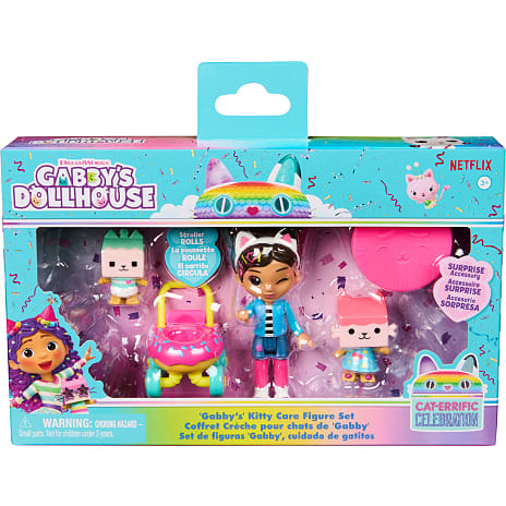 Gabby’s dollhouse katte-pleje figursæt