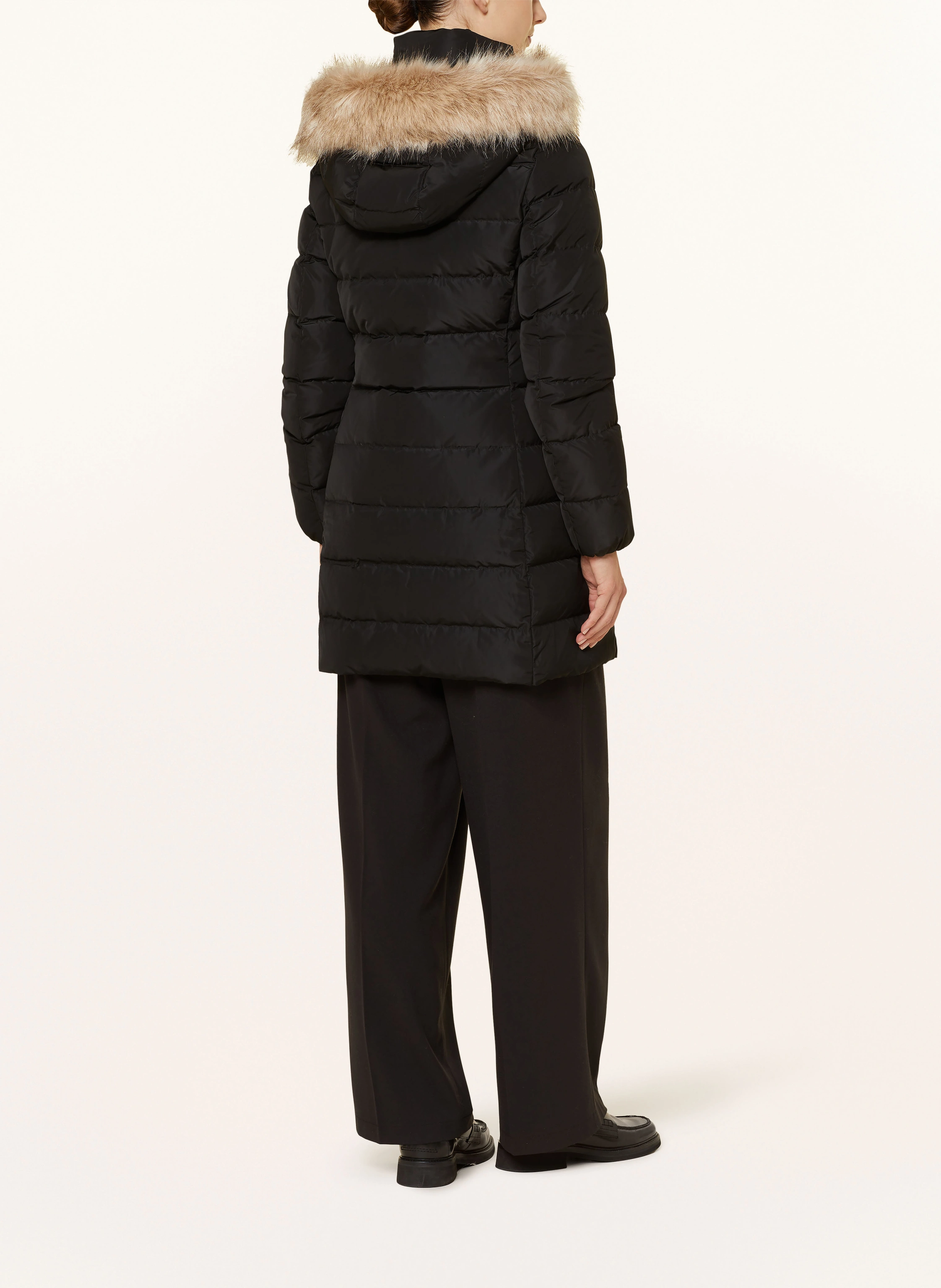 TOMMY HILFIGER Daunenjacke HERITAGE DOWN TYRA mit Kunstpelz