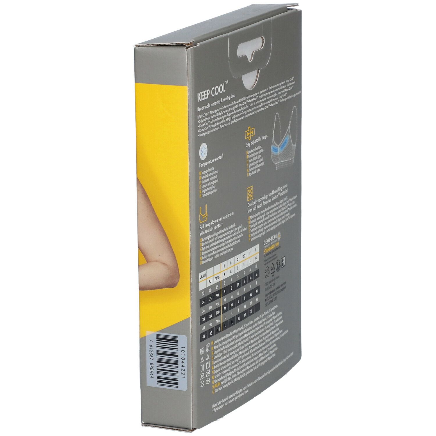 medela® Keep Cool Schwangerschafts Still BH Schwarz Gr. L