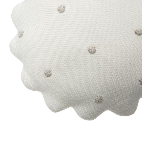 Lorena Canals Biscuit Kussen – Rond – Grijs