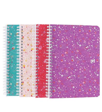 Oxford Notizbuch - 1 Buch - Floral - Quadratisch - A5 - Gemischt