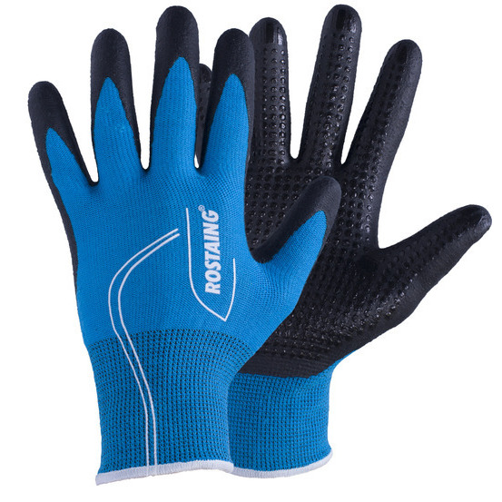 Gant demi-saisonenduit nitrile paume + picot 4/4 T8