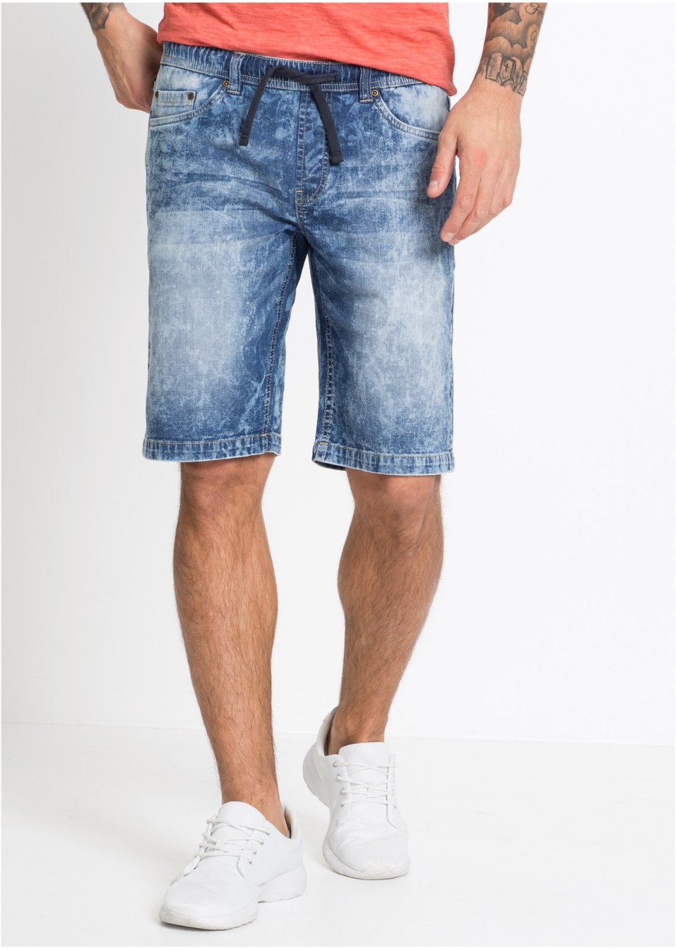 Bermuda taille extensible, Slim Fit