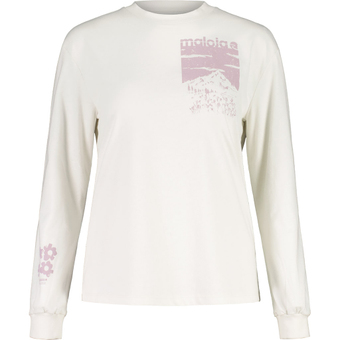 Maloja AineckM. Langarmshirt Glacier Milk Damen