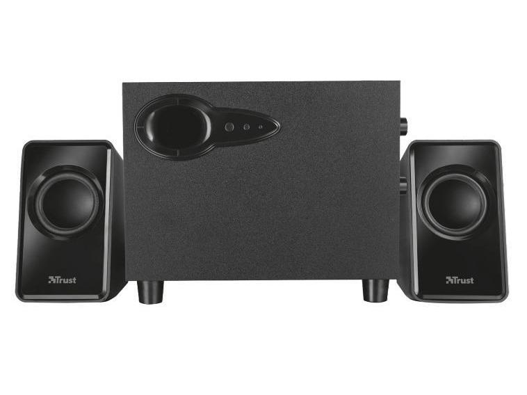 Trust PC-Lautsprecher Avora 2.1 für PC und Laptop Speaker-Set mit Subwoofer