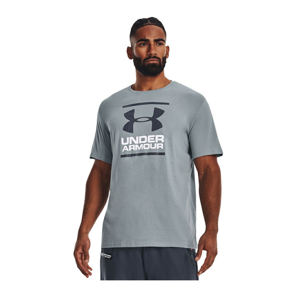Under Armour UA GL FOUNDATION - Tee-shirt Homme harbor blue/harbor blue/white