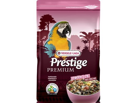 Versele Laga Ziervogelfutter Prestige Premium nussfrei 2 kg Angereicherte Samenmischung ohne Nüsse