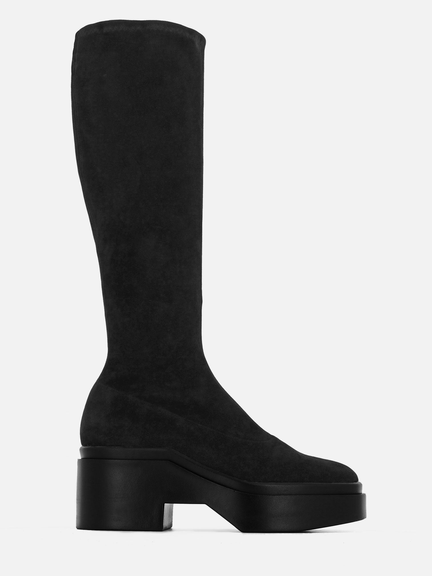 NOVA, suede stretch black