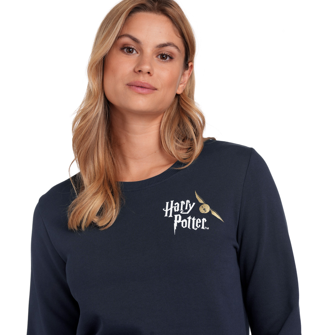 Gina Harry Potter Sweatshirt mit Rücken-Print dunkelblau