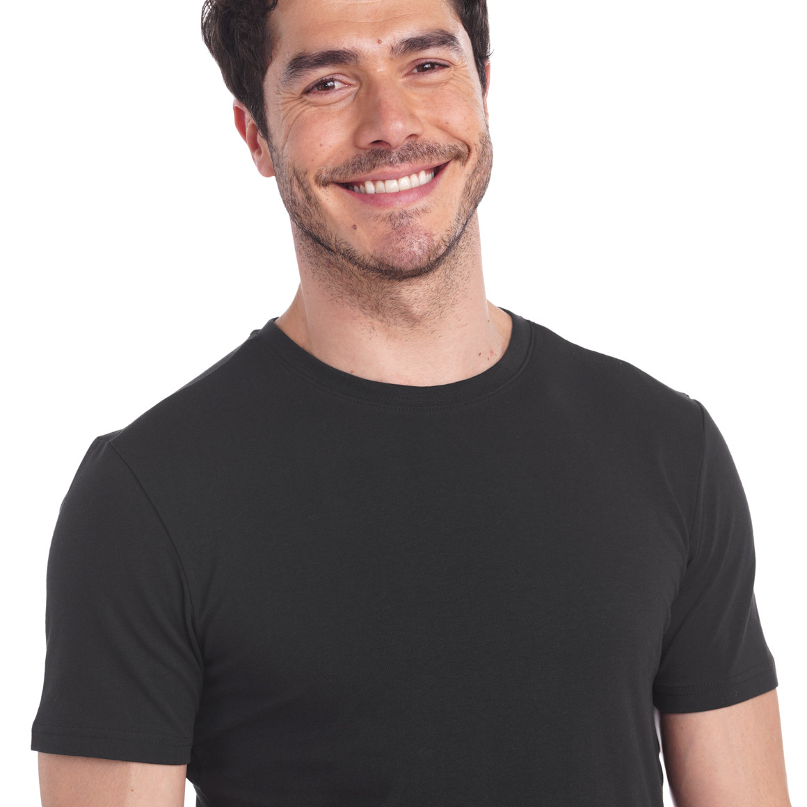 VanVaan Herren T-Shirt mit Rundhalsausschnitt schwarz