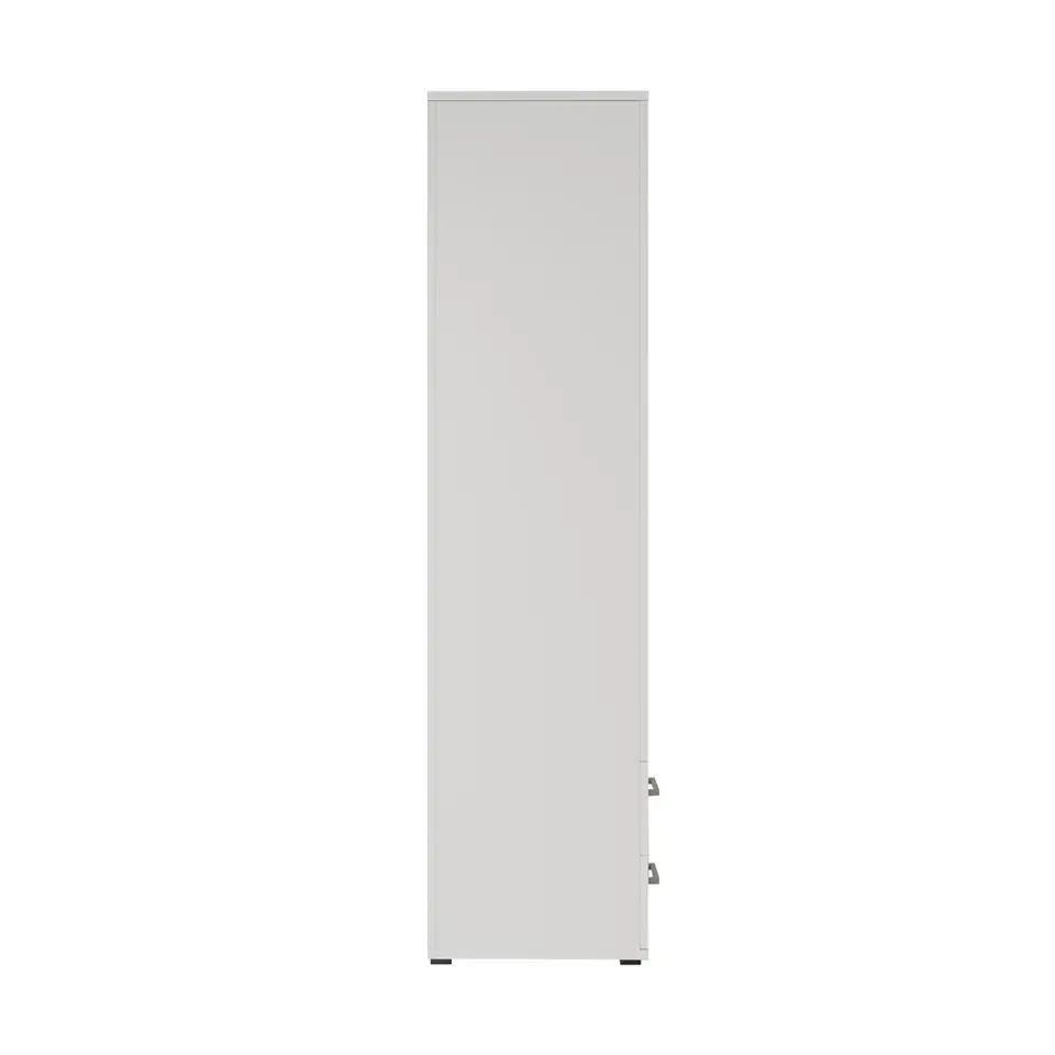 Interiax Kledingkast 'Lena' - Wit - 2 Deurs - 185x80x52cm