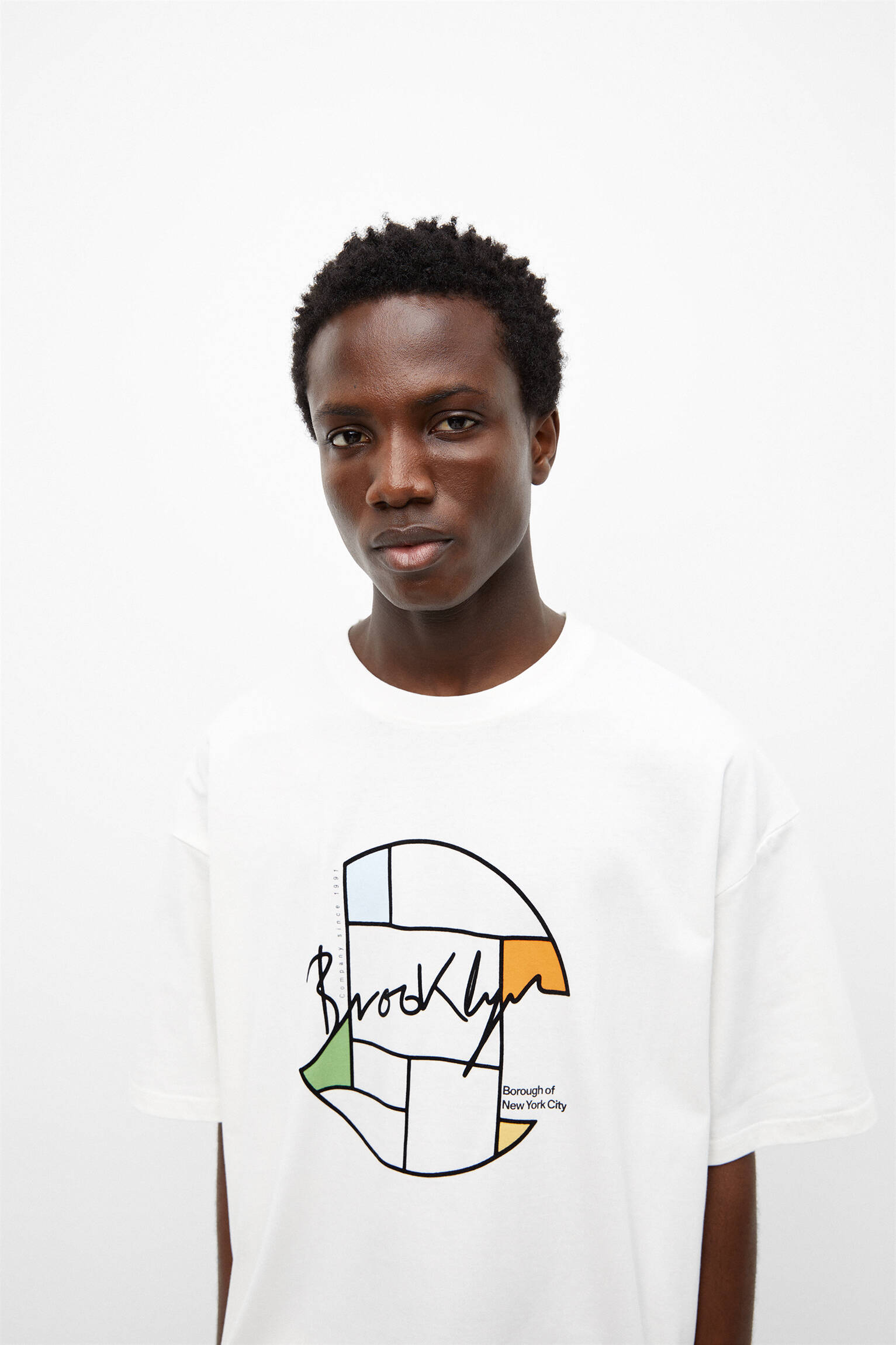 CAMISETA BRANCA BROOKLYN - OFF WHITE