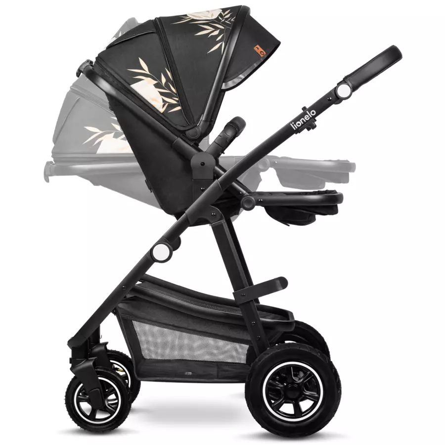 lionelo Kombikinderwagen Amber 2 in 1 Lovin Black