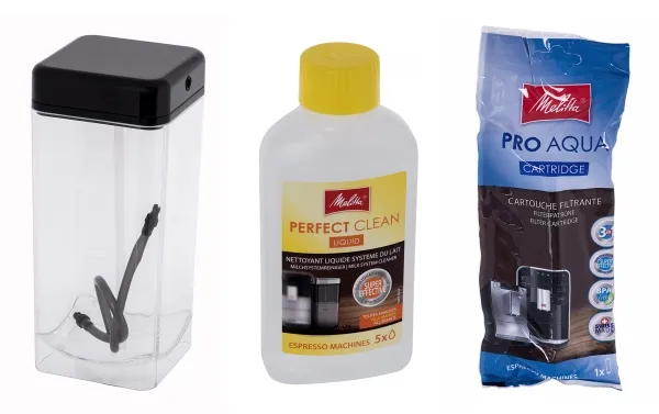 Melitta CAFFEO Barista T Smart F83/0-102 - Automatisk kaffemaskine med mælkeskummer - 15 bar - sort