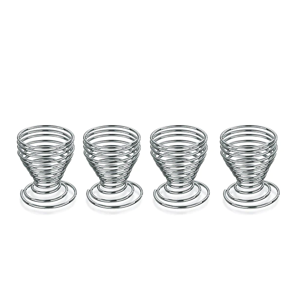 4 coquetiers Globule en métal Kela