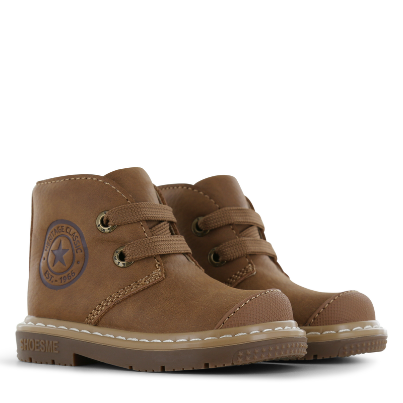 Shoesme Schnürschuhe cognac