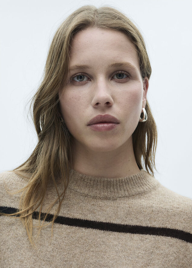 MANGO SWEATER. -- MARINA Medium brown