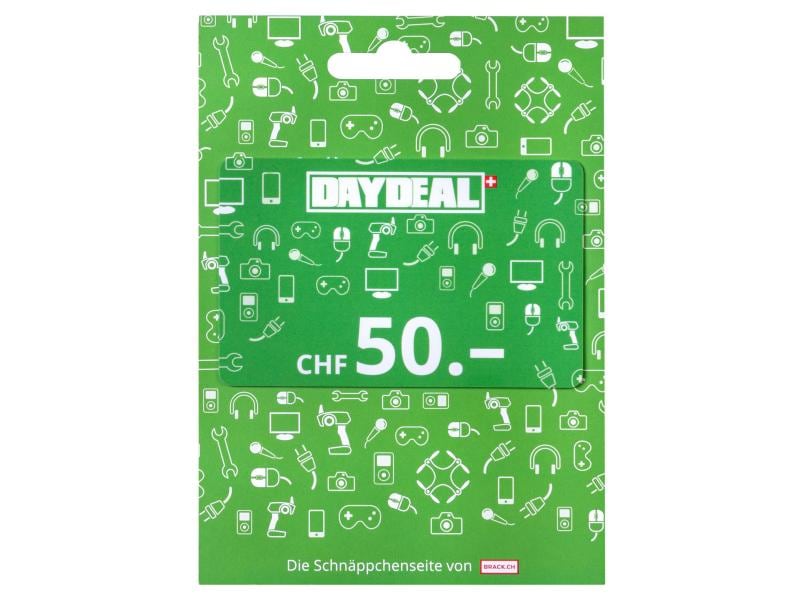 DayDeal.ch Geschenkkarte CHF 50.- Physische Geschenkkarte – Freude schenken!