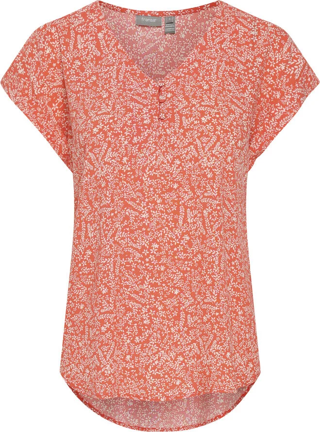 Fransa FRRELAX BL 1 Hot coral aop hs24 01c