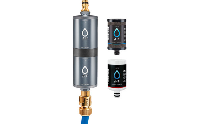 Alb Filter FUSION Active+Nano Trinkwasserfilter - Camping-Set: Mobil mit Koffer