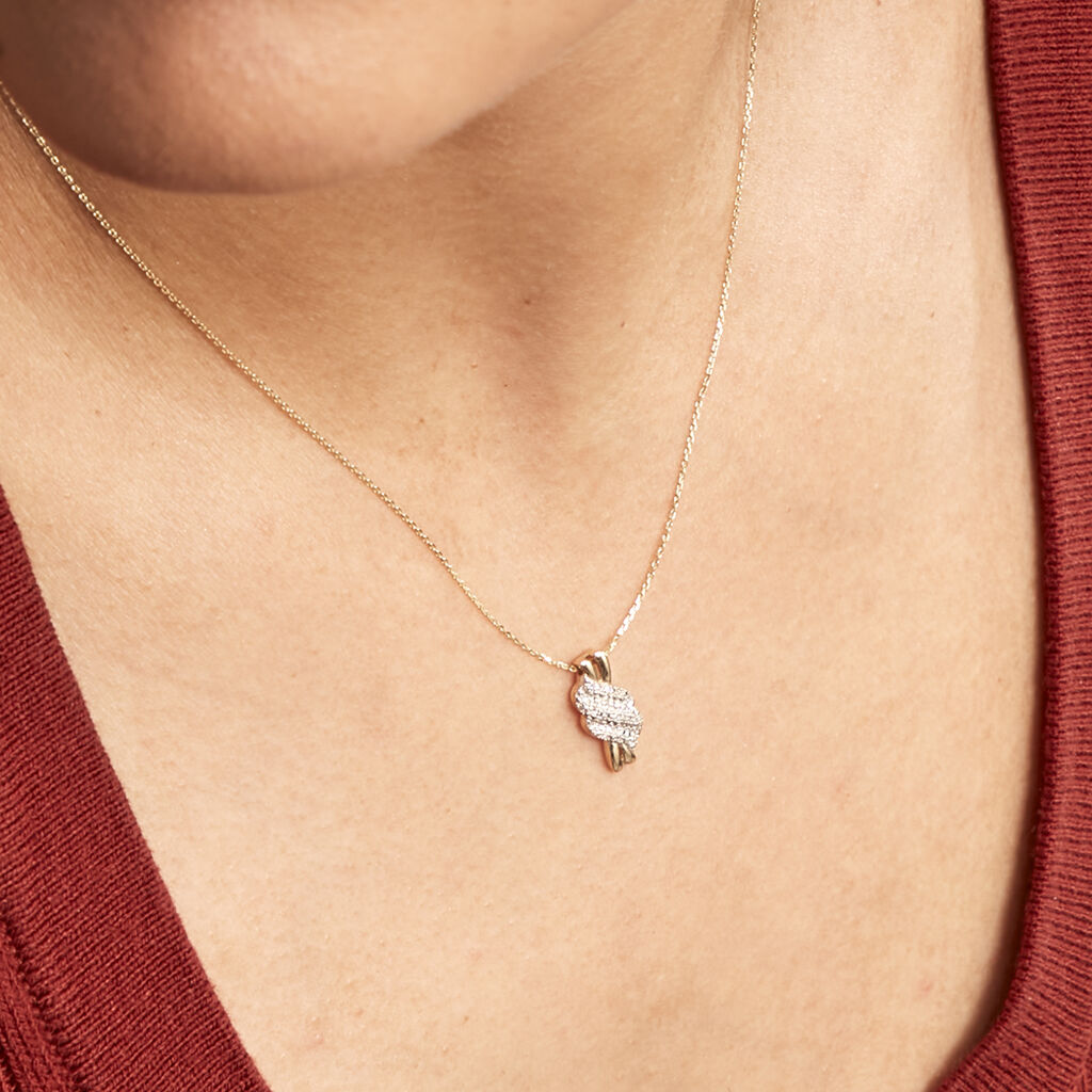 Collier Or Jaune Ricoria Diamants