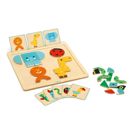 Djeco Magnet-Legespiel: GeoBasic