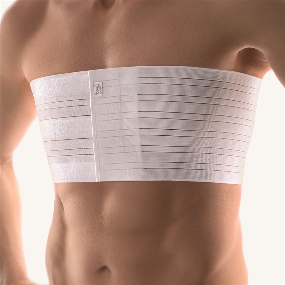 BORT elastischer Rippengurt XL Herren weiss 1 Stk
