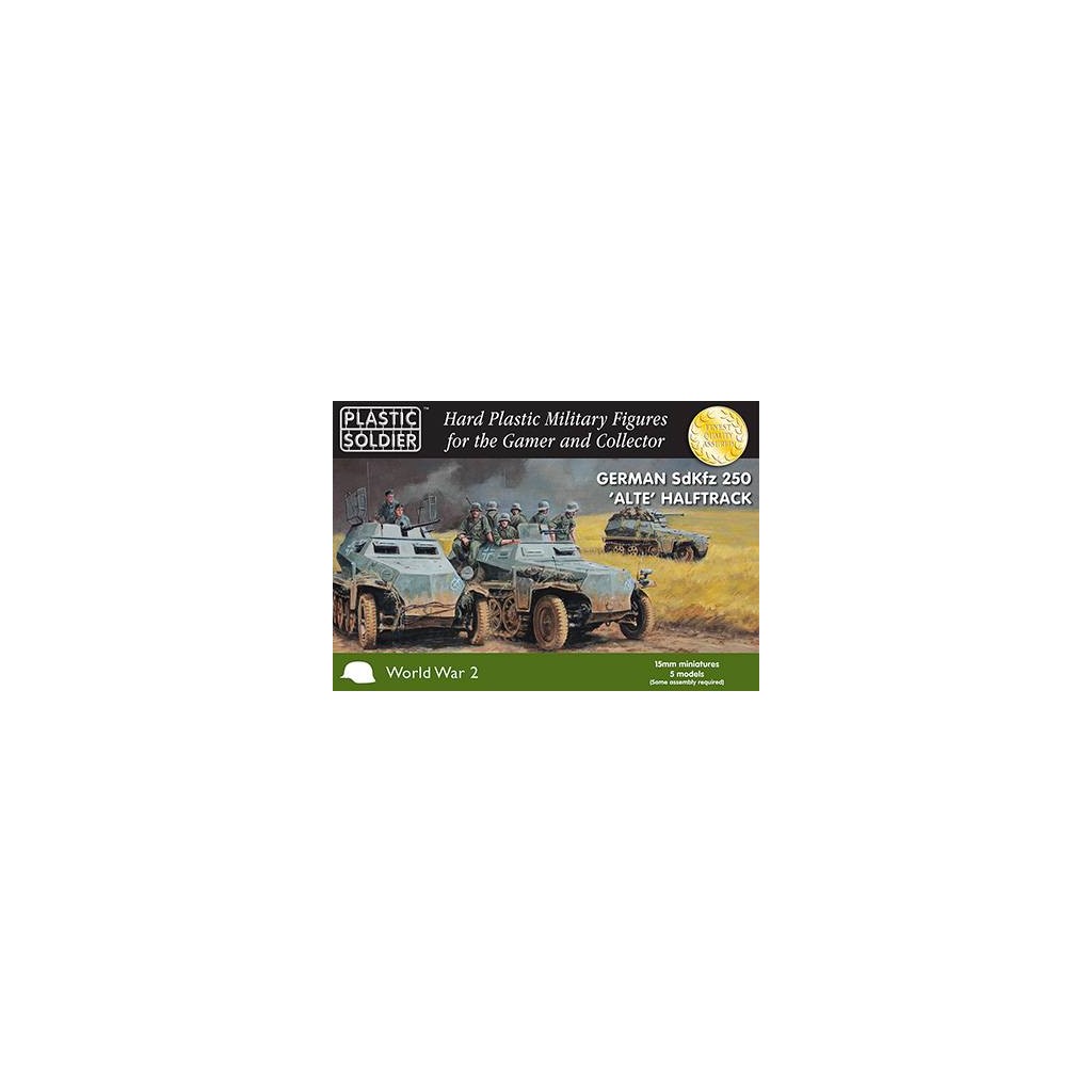 15mm German SdKfz 250 alte halftrack