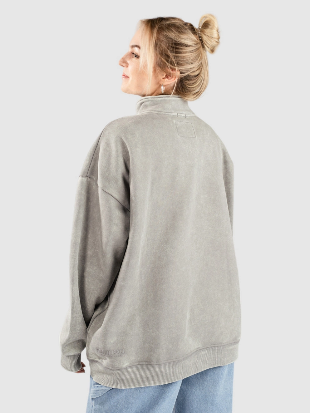 Ninth Hall Fundamentals Sheena Zip Hoodie grey