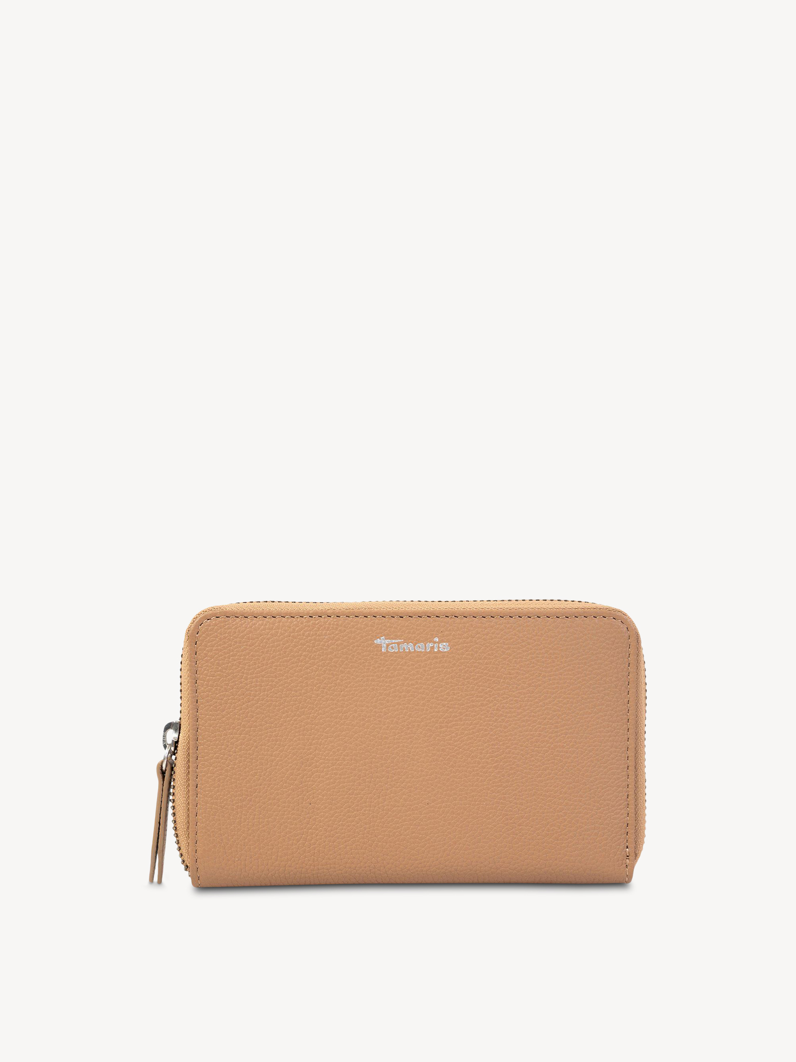Leren Portemonnee - beige