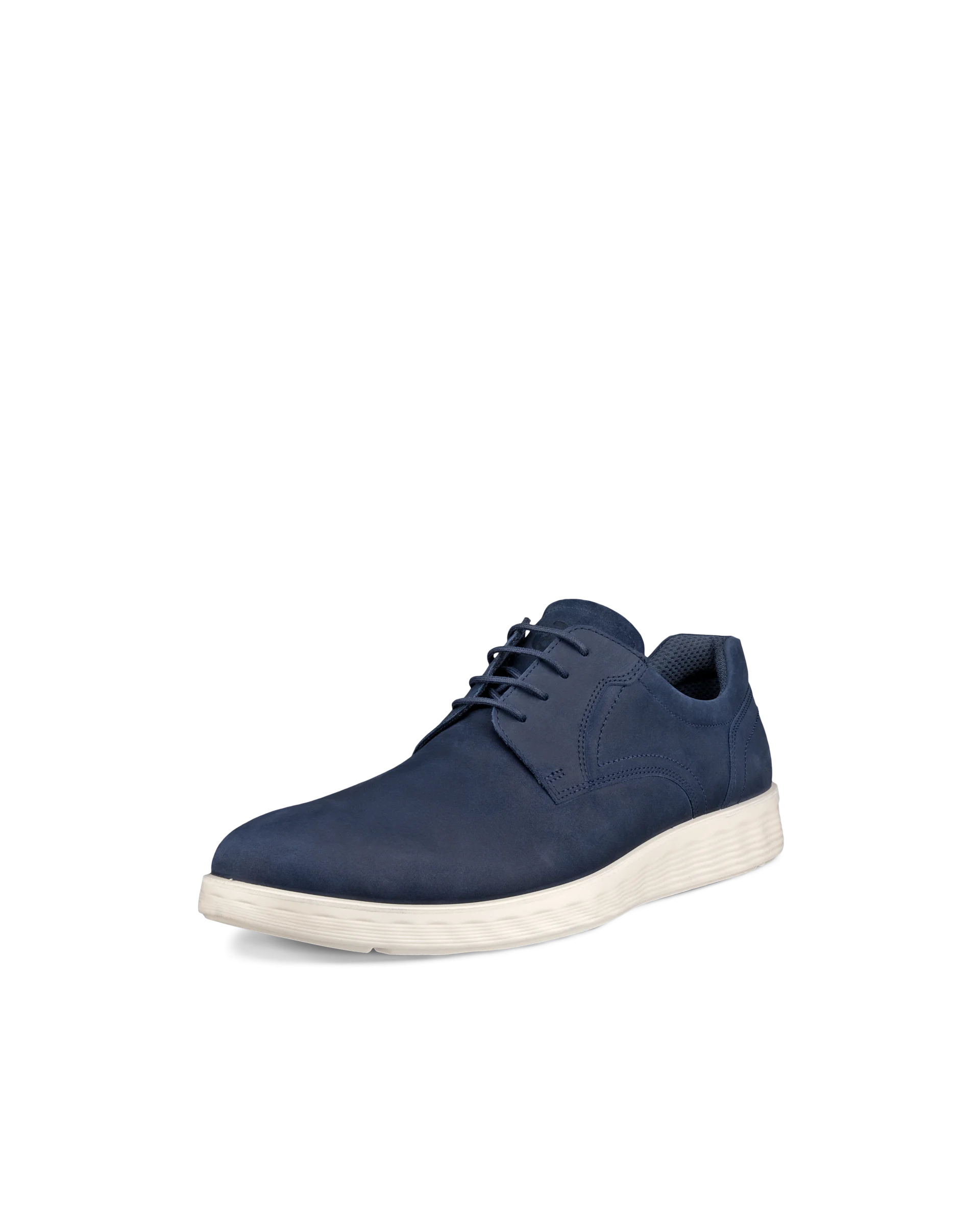 ECCO S LITE HYBRID Herren Derbyschuhe aus Nubuk Marineblau