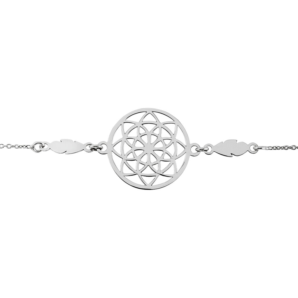 Bracelet Enola Argent Blanc