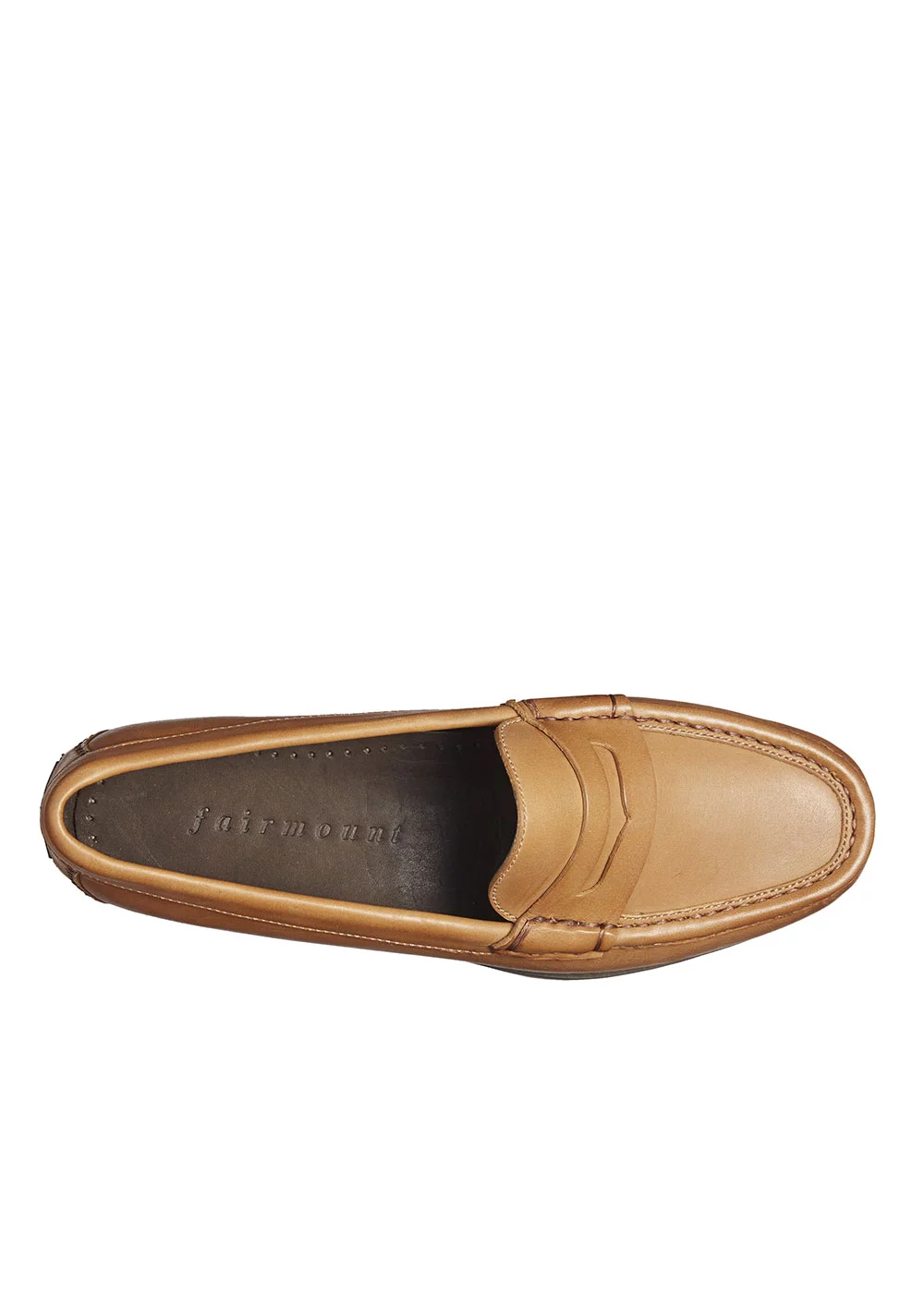MOCASSIN PLATFORM MOC CUIR TAN