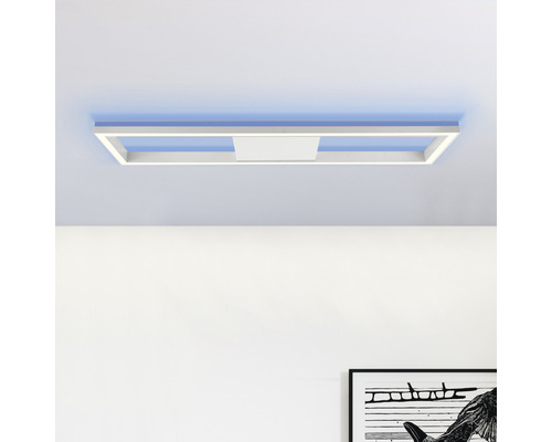 Dimbaar LED-paneel 38W 2660 lm CCT 2700-6200 K RGB 100x25 cm zand/wit + afstandsbediening