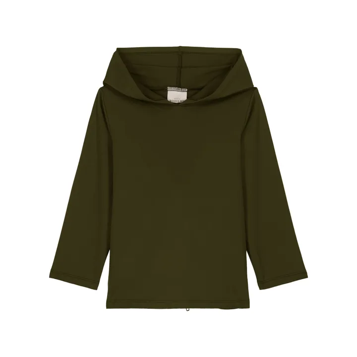 Studio Bohème T-shirt Capuche Anti-UV Janeiro | Vert kaki