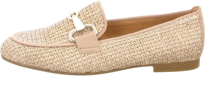 Gabor -Dames zandkleur ballerina's & mocassins