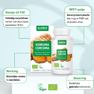 Purasana Kurkuma Capsules 120VCP