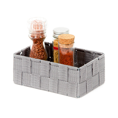 Panier de rangement Stan M gris