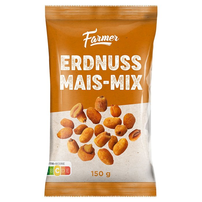 FARMER Erdnüsse trockengeröstet 150 g, Erdnuss-Mais